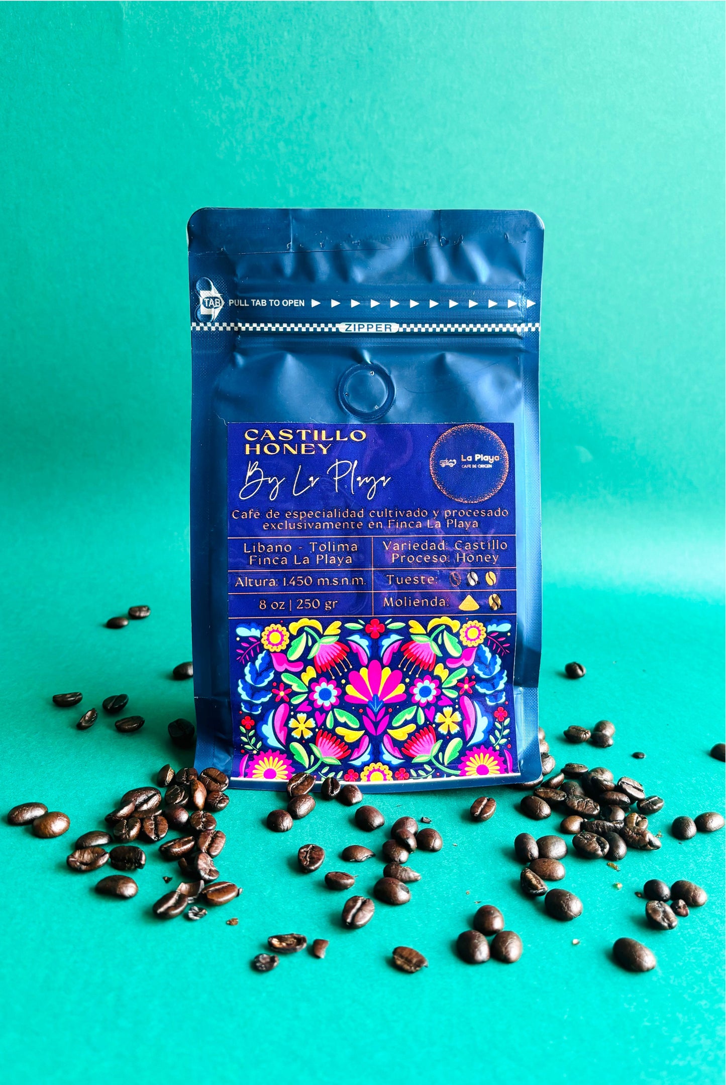 Castillo Honey + Cenicafé Lavado en Grano