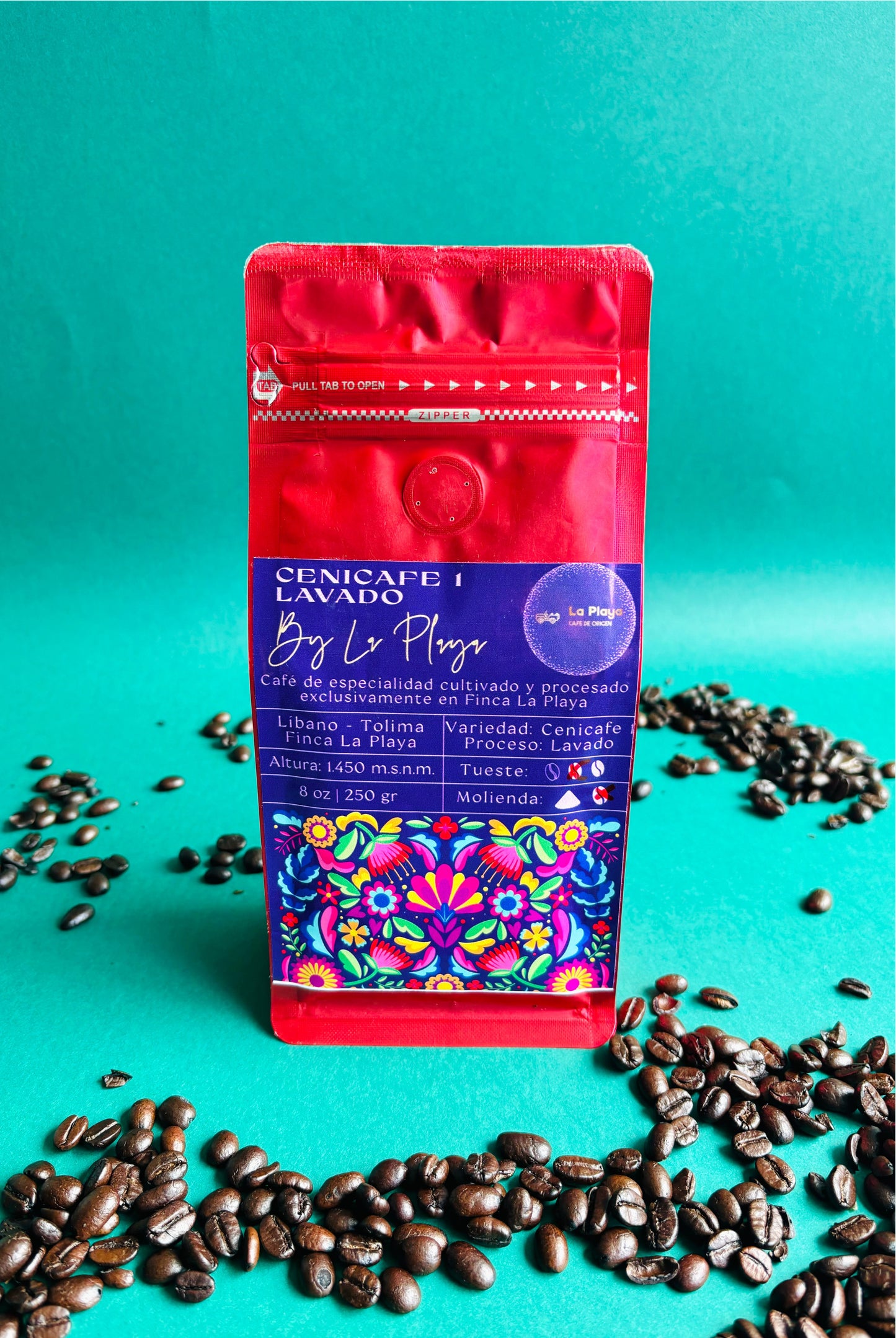 Castillo Honey + Cenicafé Lavado en Grano