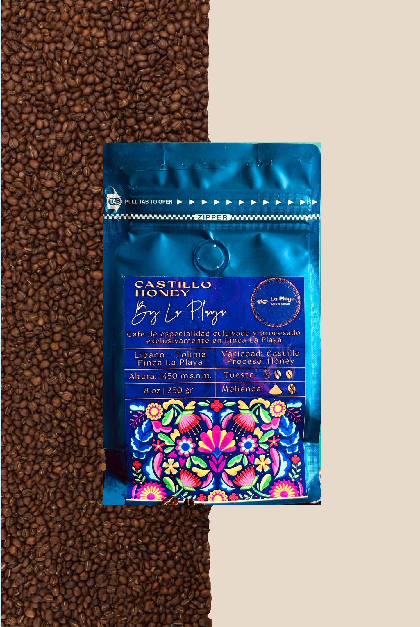Castillo Honey Café en grano 250g