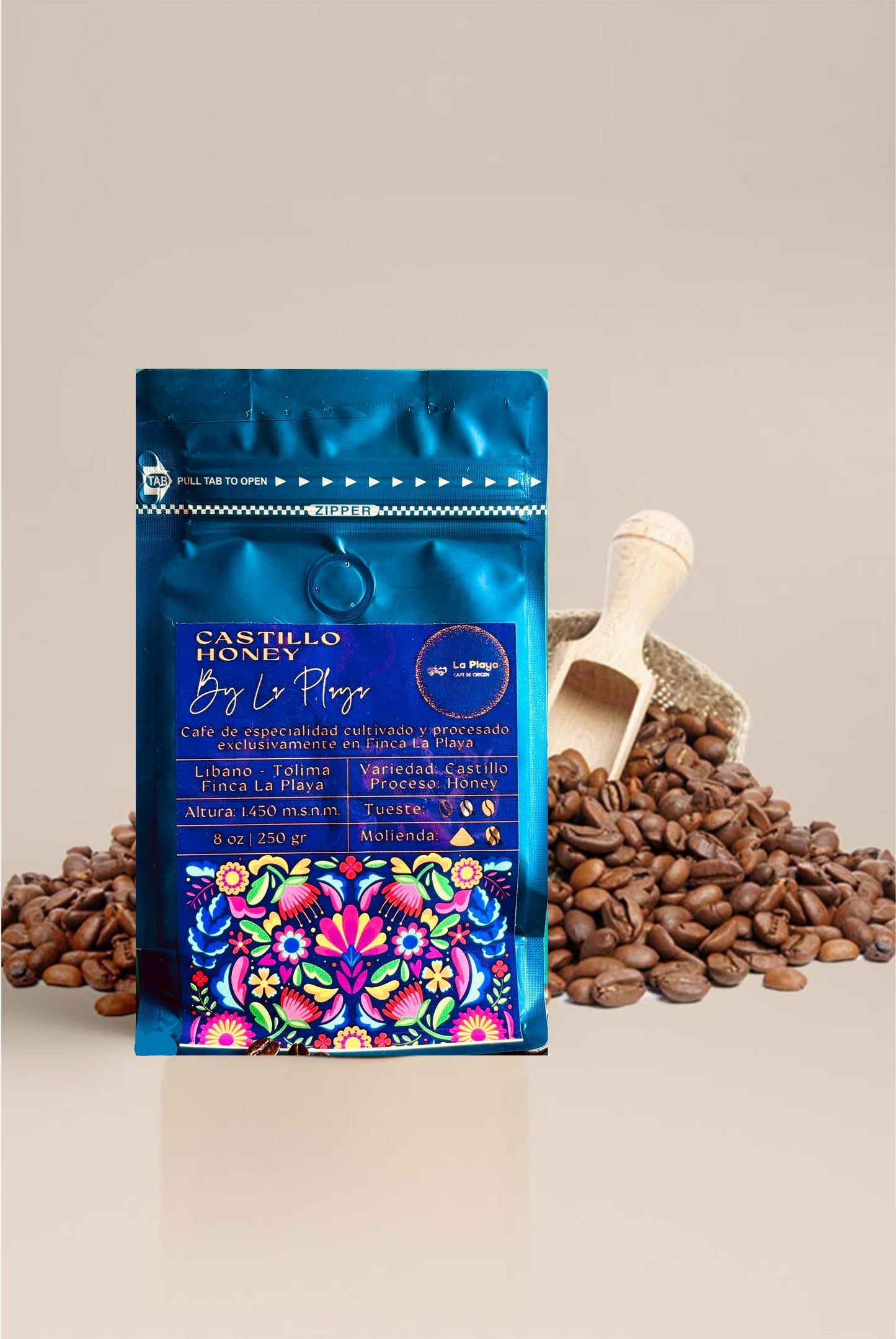 Castillo Honey Café en grano 250g