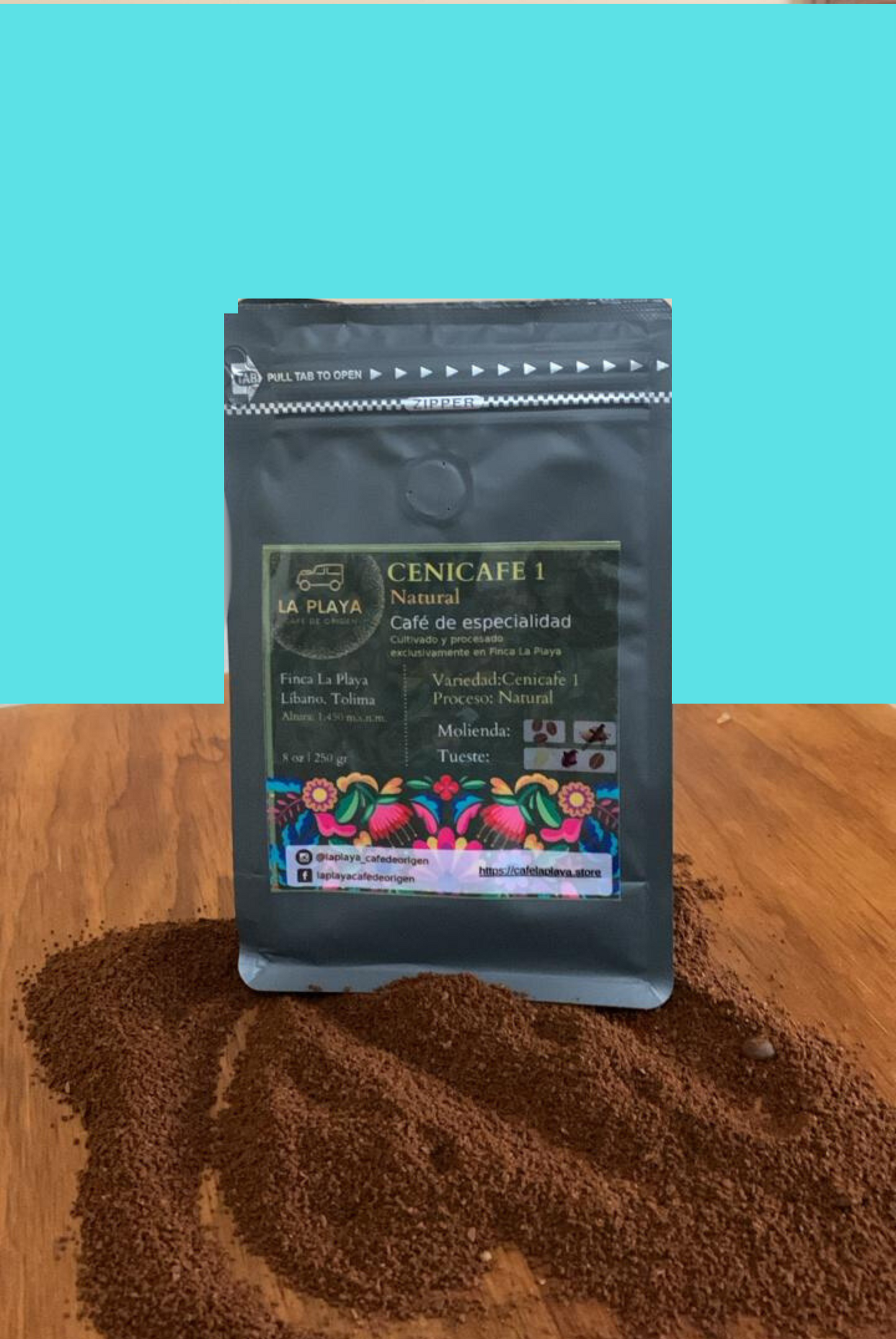 Cenicafé 1 Natural molido 250g