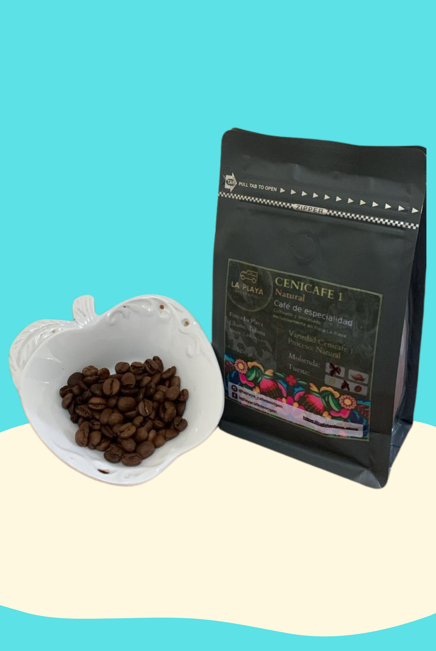 Cenicafe 1 Natural Café en Grano 250g