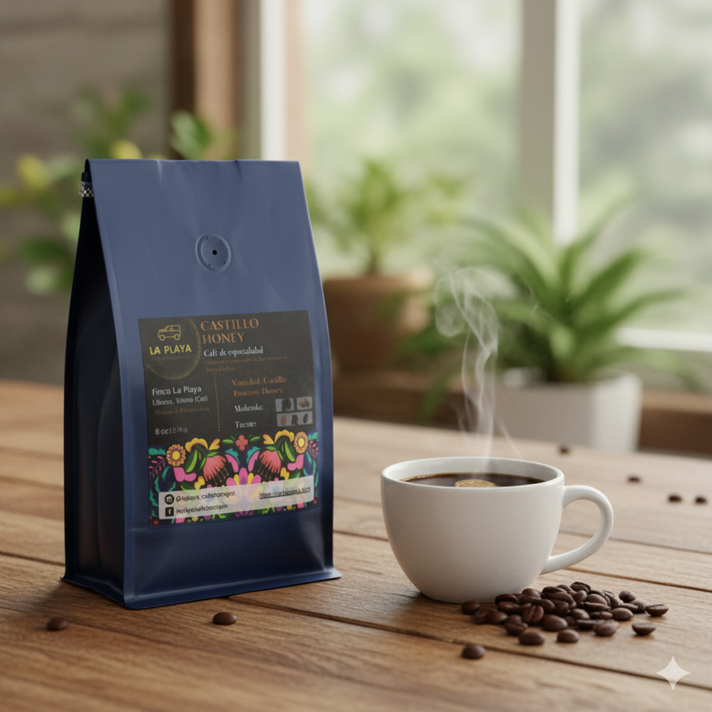 Café de Origen Castillo Honey 250g en Grano
